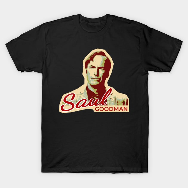 Saul Goodman Black T-Shirt by Suarezmess